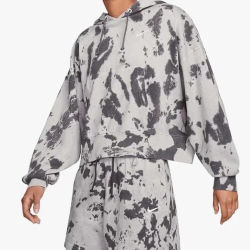 Nike Women's Washed Jersey Over-Oversized Hoodie and matching shorts